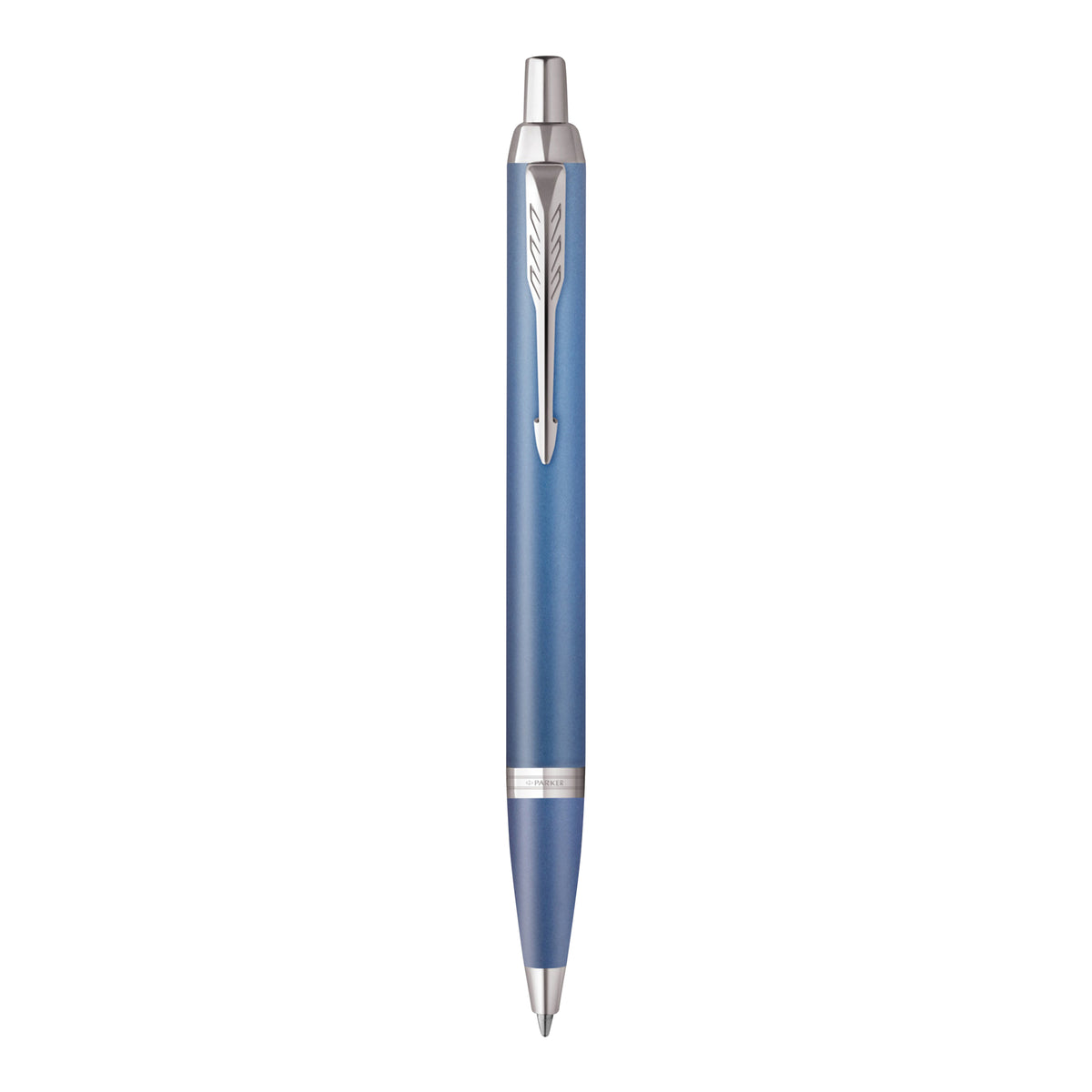 Parker IM Writing Rituals Ballpoint Pen Blue Lacquer and Chrome Trim Medium Tip