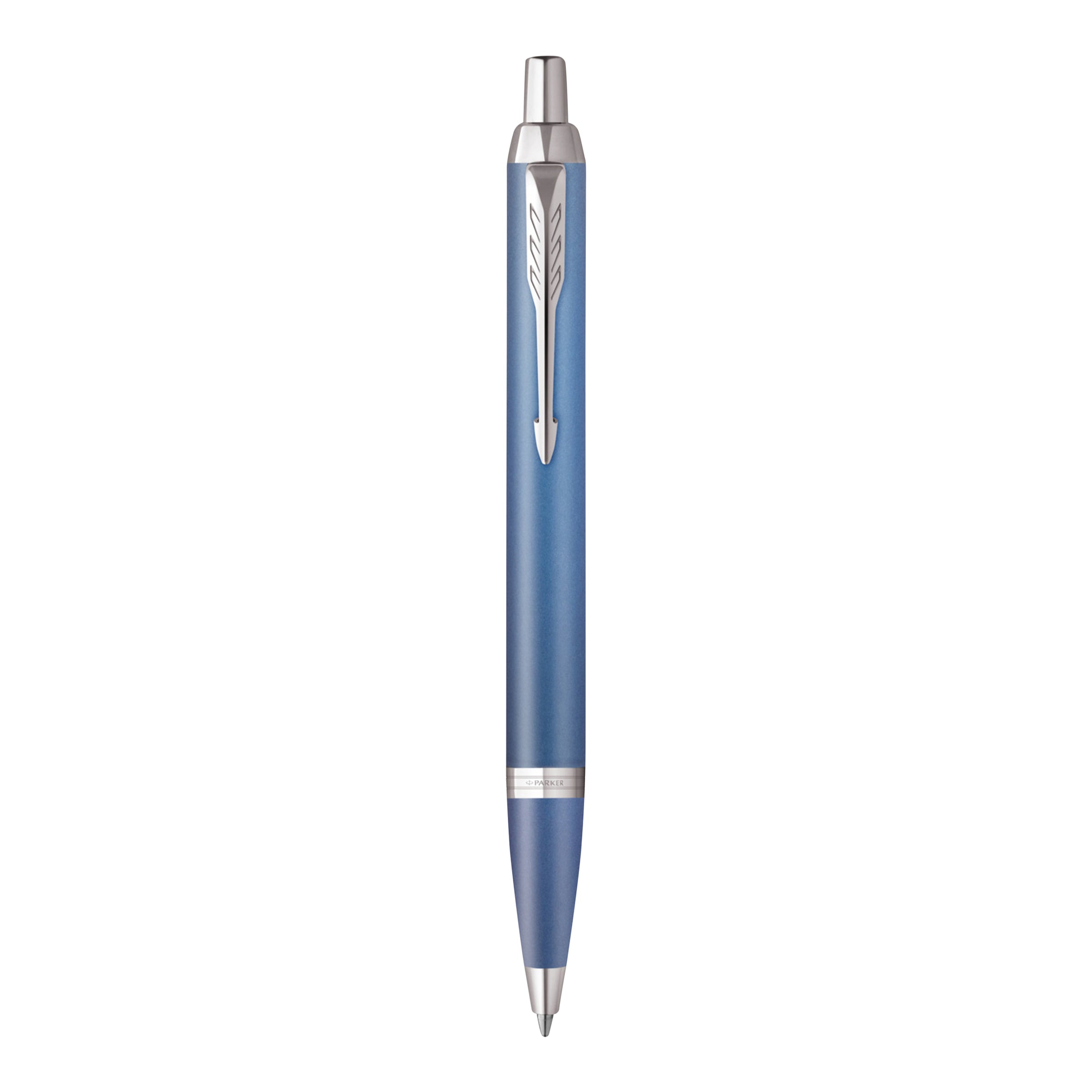 Parker IM Writing Rituals Ballpoint Pen Blue Lacquer and Chrome Trim Medium Tip