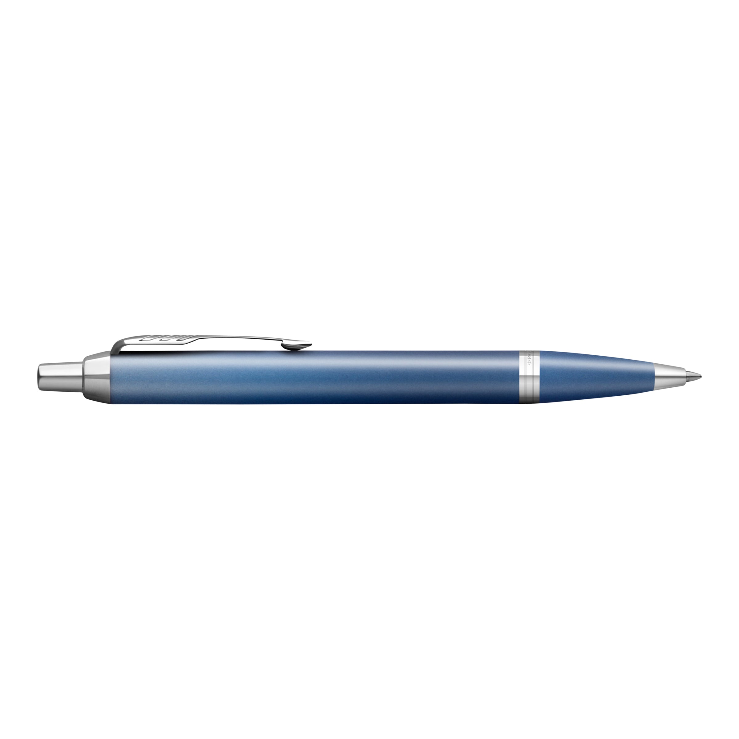 Parker IM Writing Rituals Ballpoint Pen Blue Lacquer and Chrome Trim Medium Tip