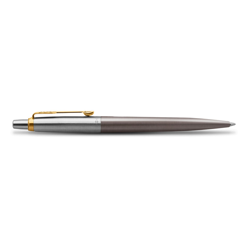 Parker Jotter Ballpoint Pen Grey Lacquer with Gold Trim Medium Tip