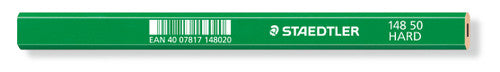 Staedtler Carpenters Pencils Hard 6H Green Lacquer Box of 12 148 50
