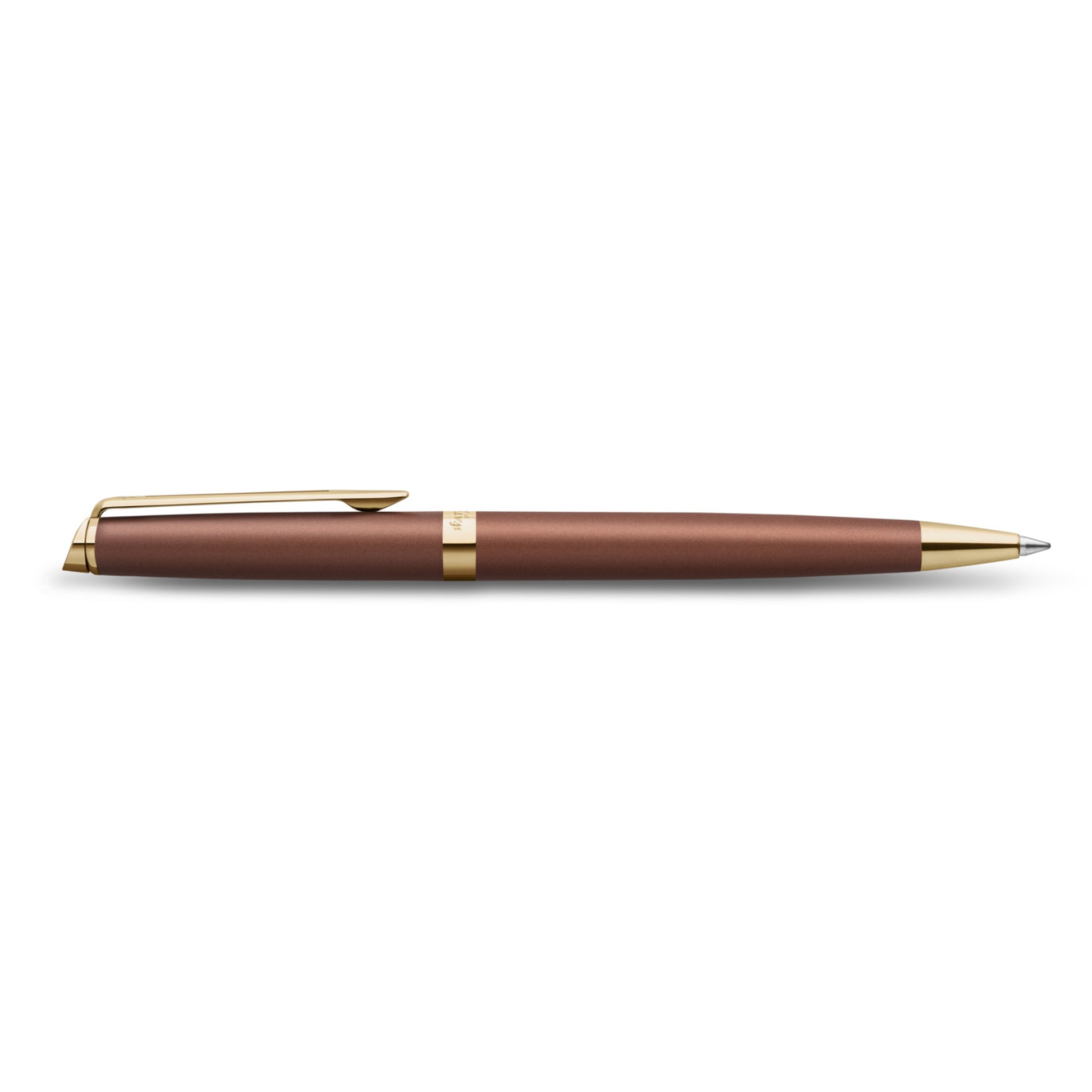Waterman Hemisphere Metallic Copper Gold Trim Ballpoint Pen Medium