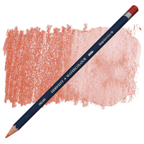 Derwent Watercolour Pencil Deep Vermilion Box of 6