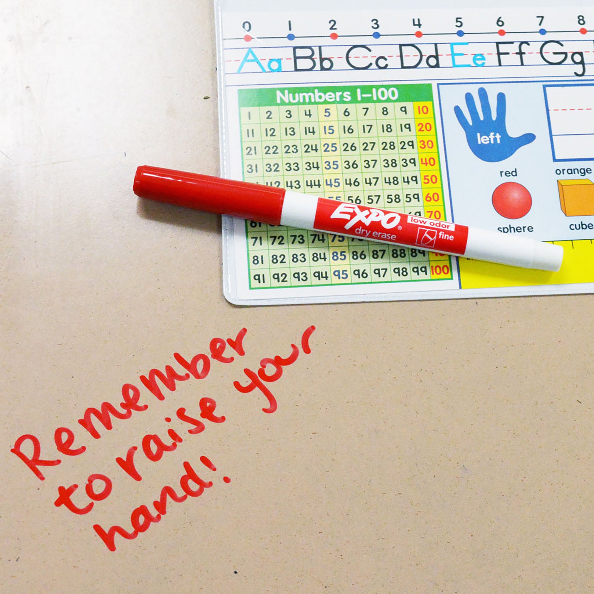 Expo 86002 Low Odour Dry Erase Markers Fine Tip Red Box 12