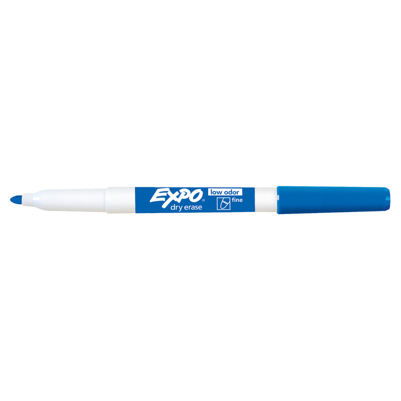 Expo Low Odour Dry Erase Whiteboard Markers Fine Tip Assorted Box 36