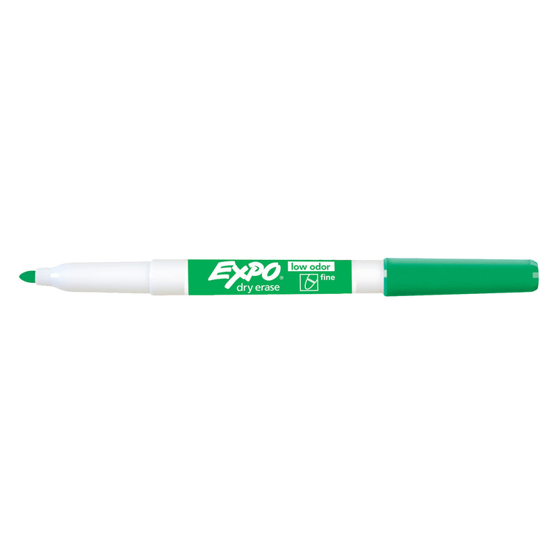 Expo Low Odour Dry Erase Whiteboard Markers Fine Tip Assorted Box 36