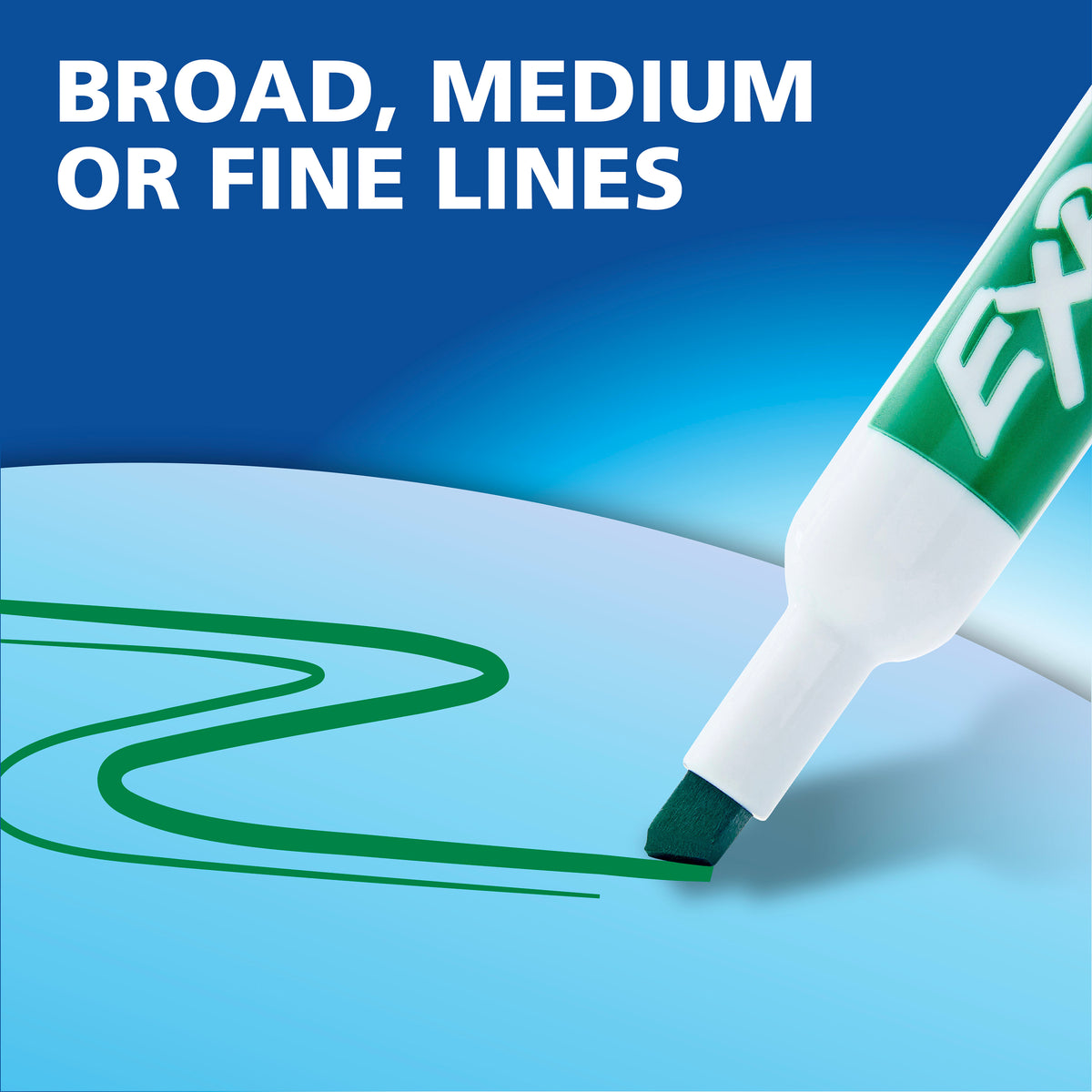 Expo Whiteboard Marker Black In Chisel Tip Box Of 12