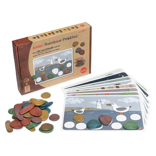 Edx Education Junior Rainbow Pebbles Eco Friendly Set