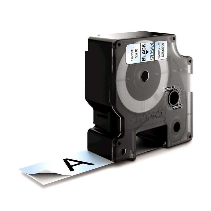 Dymo 24mm Black on Clear - Additional Image 1