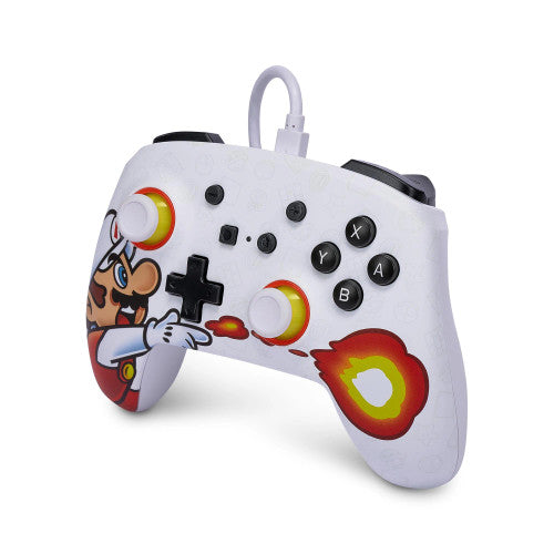 PowerA Enhanced Wired Controller for Nintendo Switch Fireball Mario