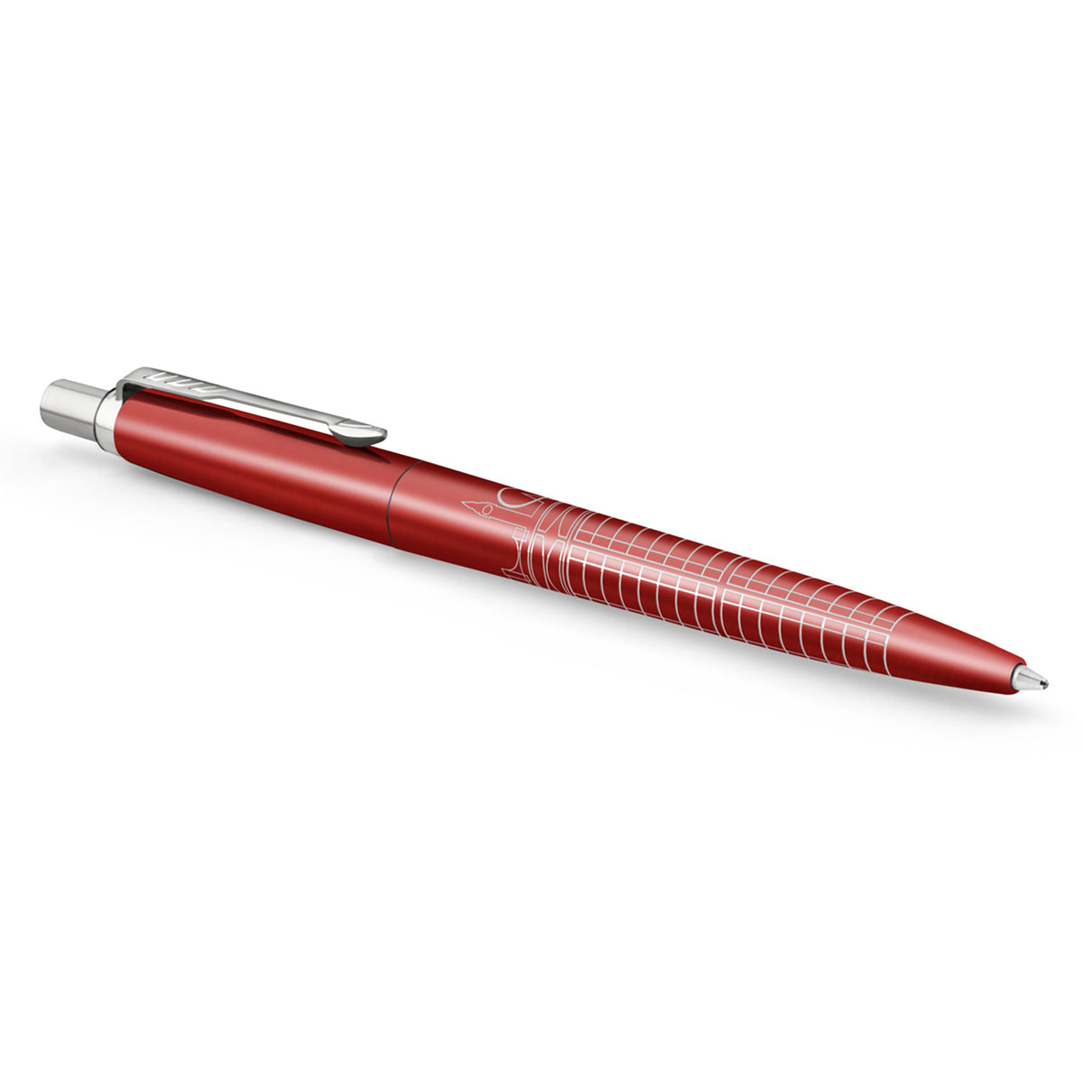 Parker Jotter SE Global Icons Ballpoint Pen London Red Lacquer and Chrome Trim Medium Tip