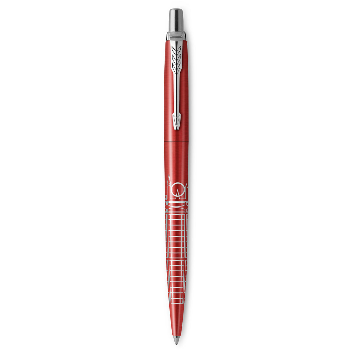 Parker Jotter SE Global Icons Ballpoint Pen London Red Lacquer and Chrome Trim Medium Tip