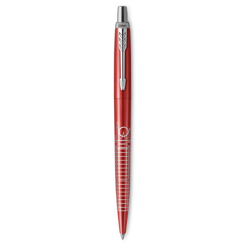 Parker Jotter SE Global Icons Ballpoint Pen London Red Lacquer and Chrome Trim Medium Tip