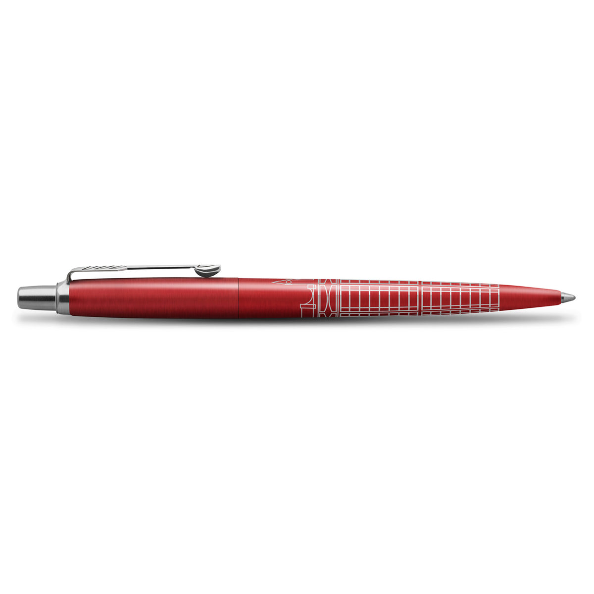 Parker Jotter SE Global Icons Ballpoint Pen London Red Lacquer and Chrome Trim Medium Tip