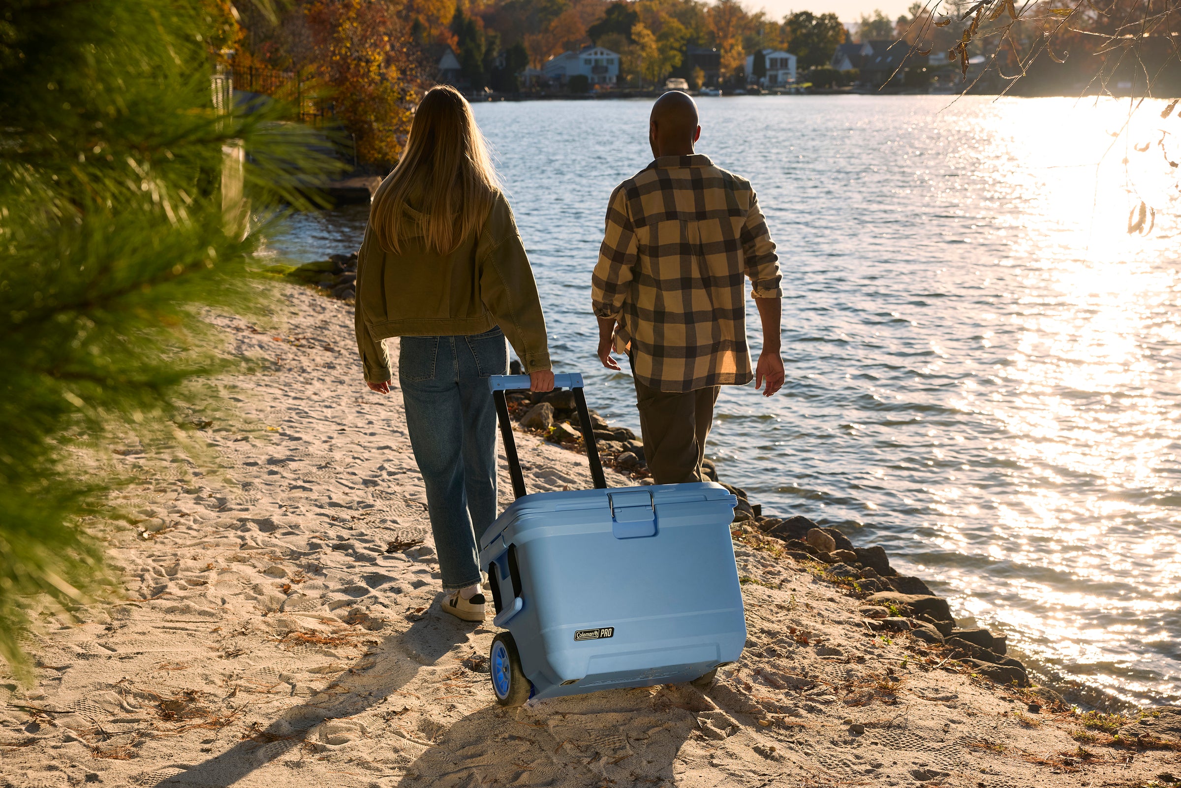 Coleman Pro 52L Hard Cooler Sky Blue