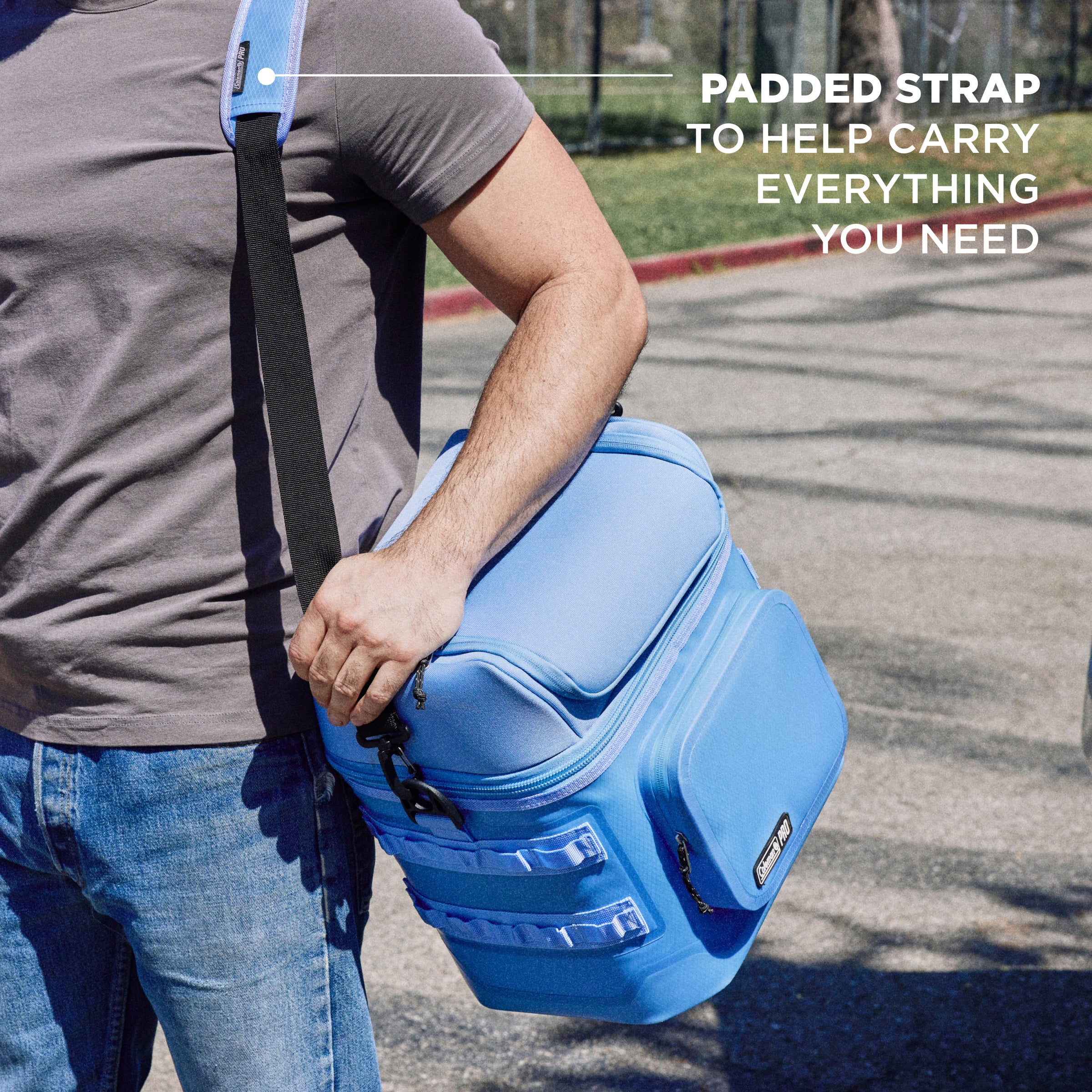 Coleman Pro 24 Can Soft Cooler Bag Sky Blue