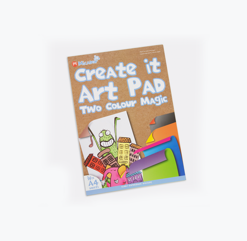 Micador Art Pad A4 Paper 2 Colours 30 Sheets