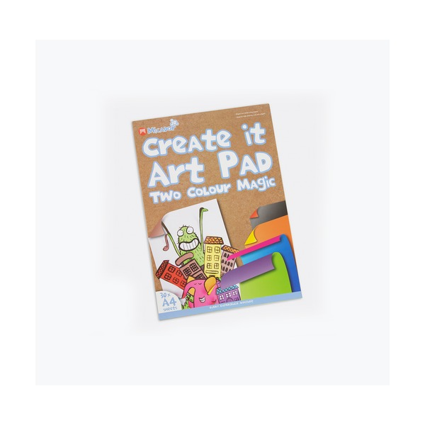 Micador Art Pad A4 Paper 2 Colours 30 Sheets