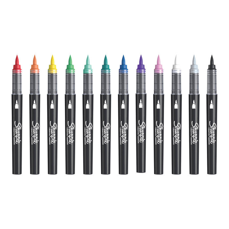 Sharpie Creative Water-Based Acrylic Paint Markers Brush Tip Assorted - detail 8