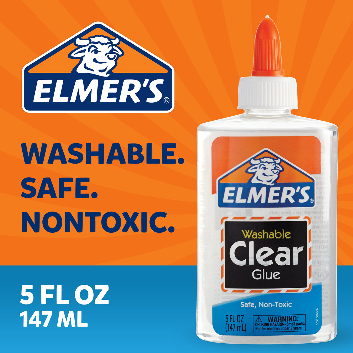 Elmers E305 Clear Liquid School Glue 148ml Box of 12