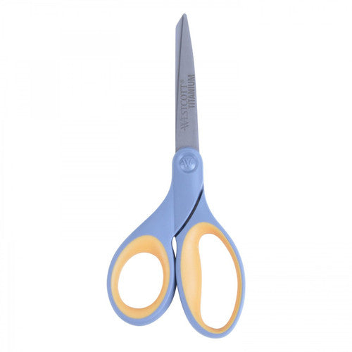 Westcott Lefty Titanium Bonded Scissors 203mm (8”) Straight Handle Box of 6