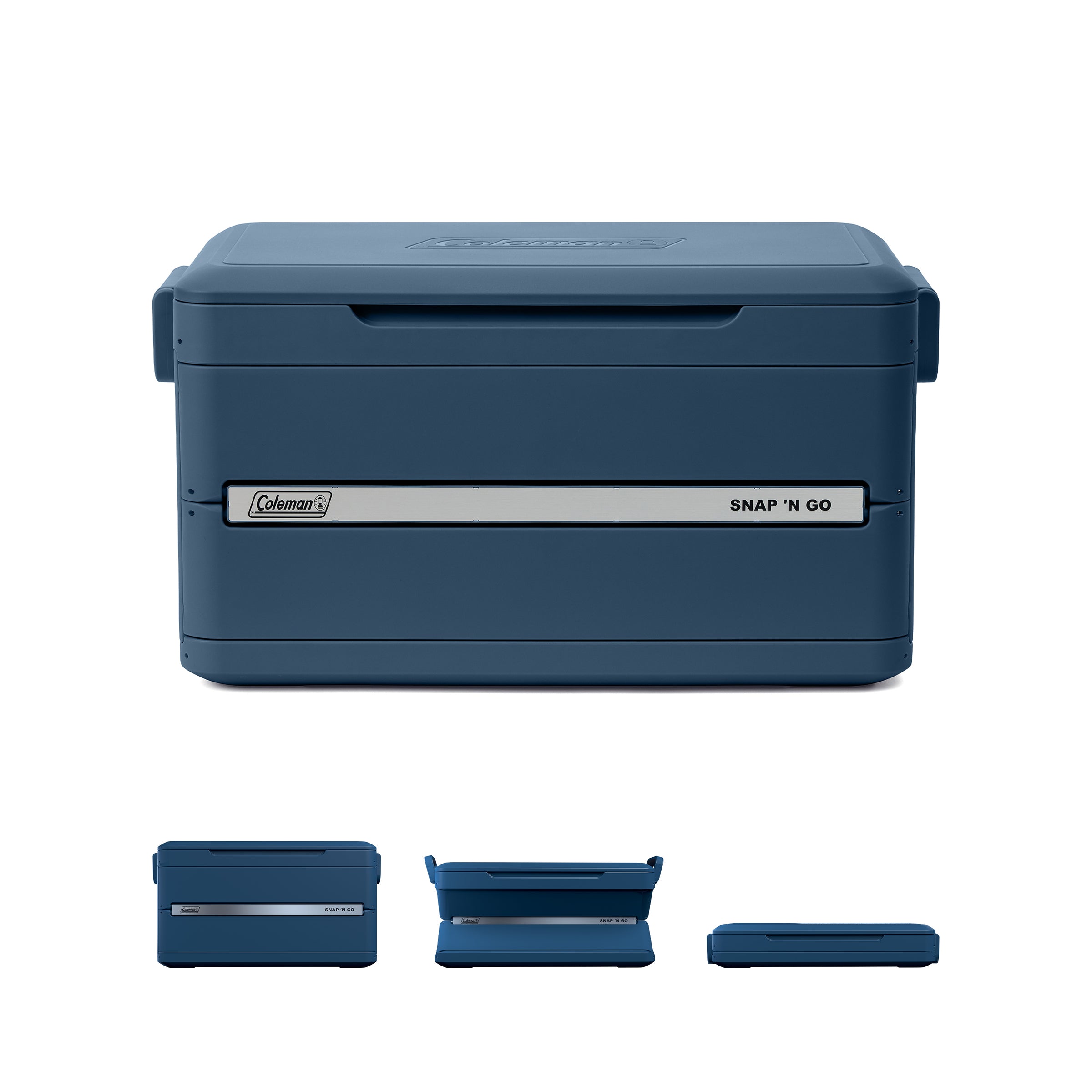 Coleman Snap 'N Go 52L Collapsible Cooler Sapphire