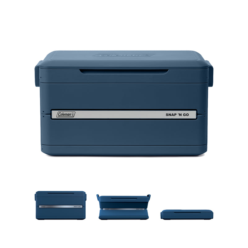 Coleman Snap 'N Go 52L Collapsible Cooler Sapphire