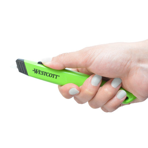 Westcott Retractable Safety Blade Ceramic Full Size Utility Cutter Box of 6