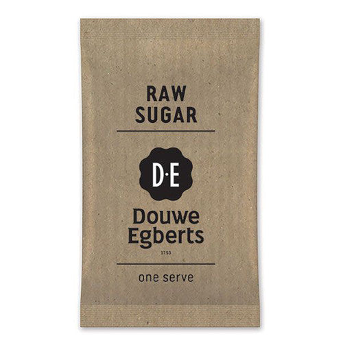 Douwe Egberts 1671832 Raw Sugar Sachets 3g Box of 2000