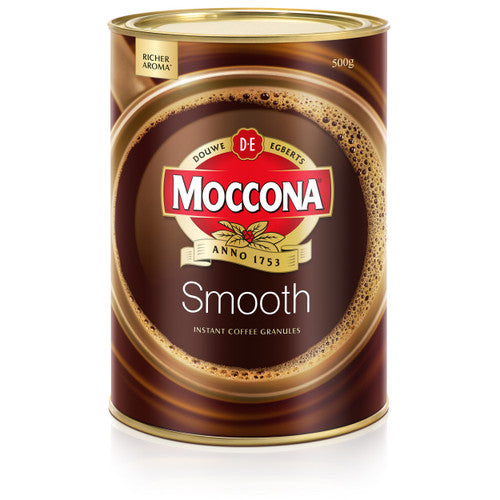 Moccona Smooth Granulated Instant Coffee Can 500g