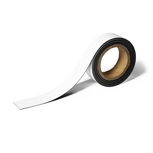 Magnetic Labelling Tape 40mm x 5m White