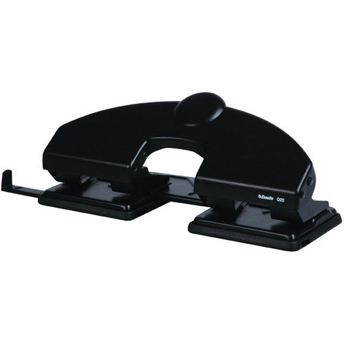 Esselte 177039 Q25 4 Hole Punch 25 Sheet Black