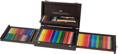 Faber Castell Art and Graphic Mixed Media Wooden Case of 125 Pieces