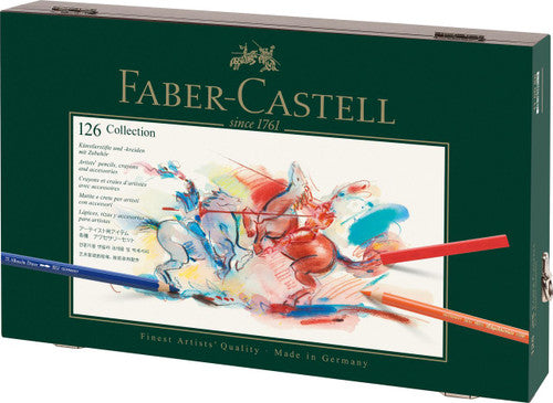 Faber Castell Art and Graphic Mixed Media Wooden Case of 125 Pieces