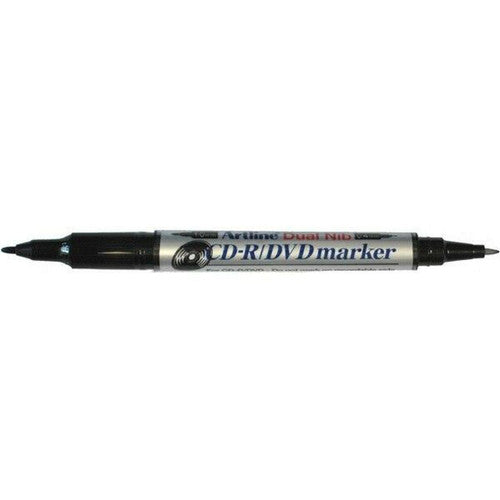Artline 841T CDR/DVD Marker Dual Nib Black Box of 12