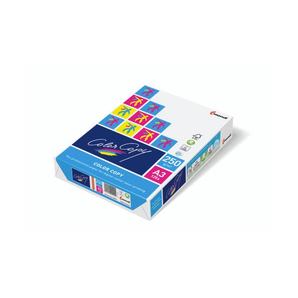 Mondi Colour Copy Paper 250gsm A3 420 x 297mm Ream of 125 Sheets
