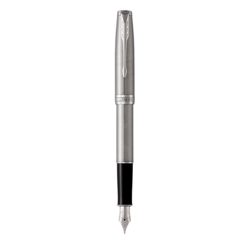 Parker Sonnet Fountain Pen Stainless Steel and Palladium Trim Medium Nib