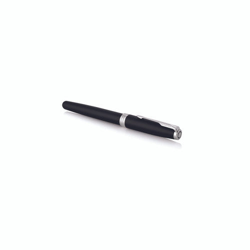 Parker Sonnet Fountain Pen Matte Black Lacquer and Palladium Trim Medium Nib