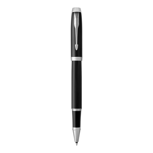 Parker IM Rollerball Pen Black Lacquer and Chrome Trim Fine Tip