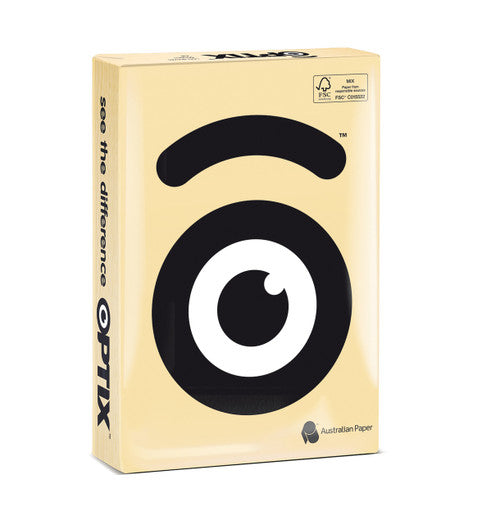 Optix Paper A4 80gsm Kula Cream Pack 500 Carton of 5 Reams
