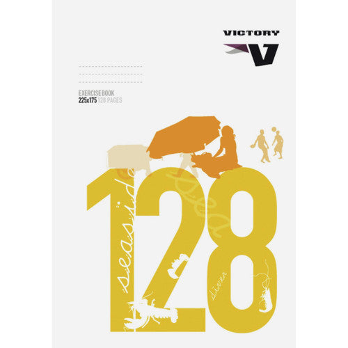 VICTORY EXERCISE BOOK 225X175MM 128 PAGE - PACK OF 10 - ***LAST ONE***
