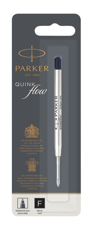 Parker Ballpoint Refill Black Fine Tip