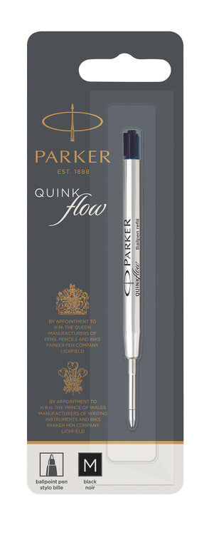 Parker Ballpoint Refill Black Medium Tip