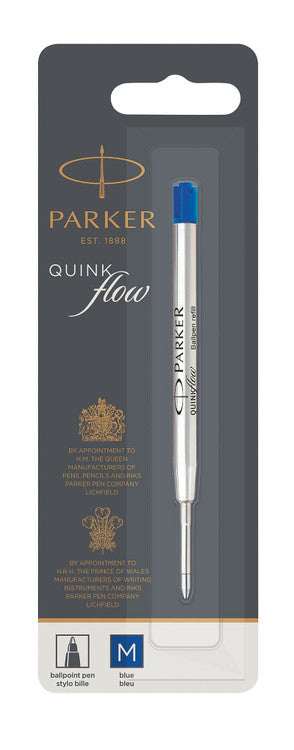 Parker Ballpoint Refill Blue Medium Tip