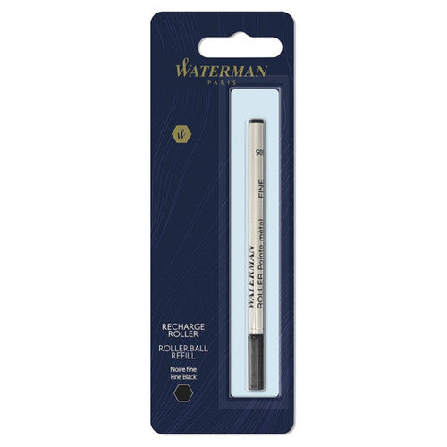 Waterman Rollerball Refill Black Fine 0.7mm in Blister Pack