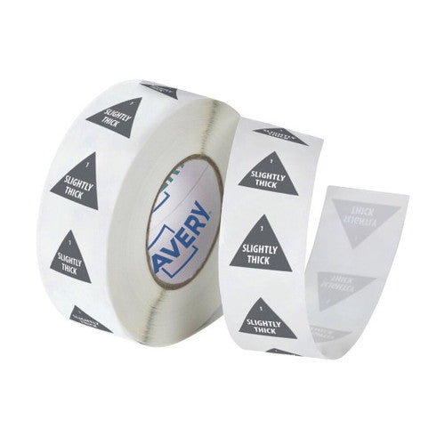 Avery Food Safety Labels 'Slightly Thick' Food Consistency Label 25mm 500 Roll