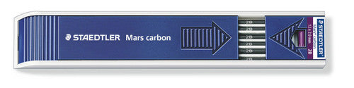 Staedtler Mars 2mm Carbon Leads 2B Tray of 12 200-2B