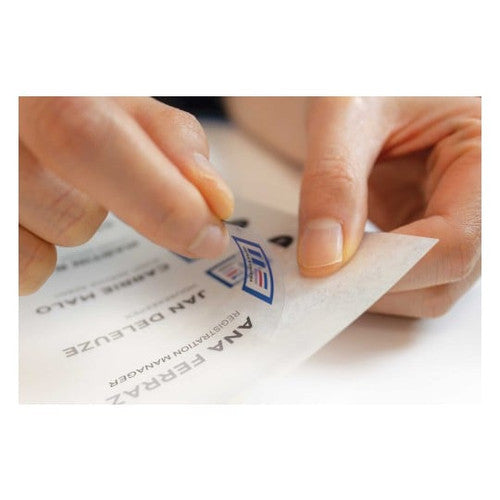 Avery Mighty Badge Clear Printable Insert Sheets Box Of 100