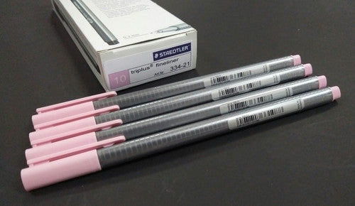 Staedtler Triplus Fineliner Light Carmine Box of 10 334-21