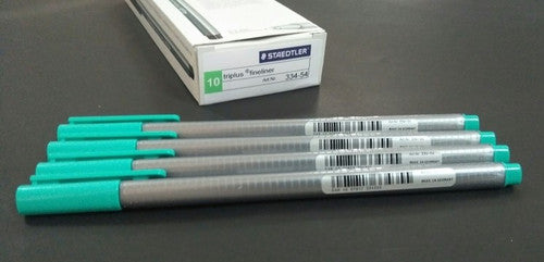 Staedtler Triplus Fineliner Turquoise Box of 10 334-54